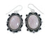 Native American Sterling Silver Pink Mother Of Pearl Navajo Link Necklace Set XS10011